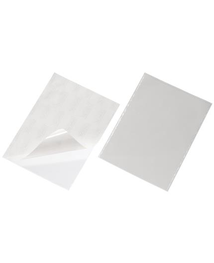 114831 Durable 829619 Plastlomme DURABLE selvklebende A4 (50) 